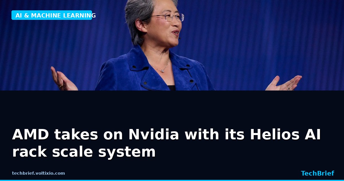 AMD takes on Nvidia with its Helios AI rack-scale system