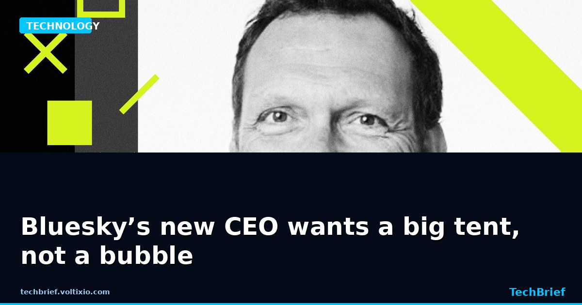 Bluesky’s new CEO wants a big tent, not a bubble