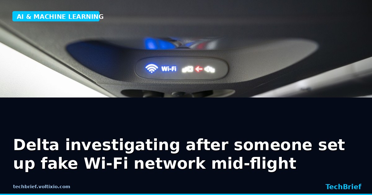 Delta investigating after someone set up fake Wi-Fi network mid-flight