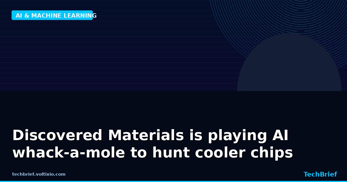 Discovered Materials is playing AI whack-a-mole to hunt cooler chips