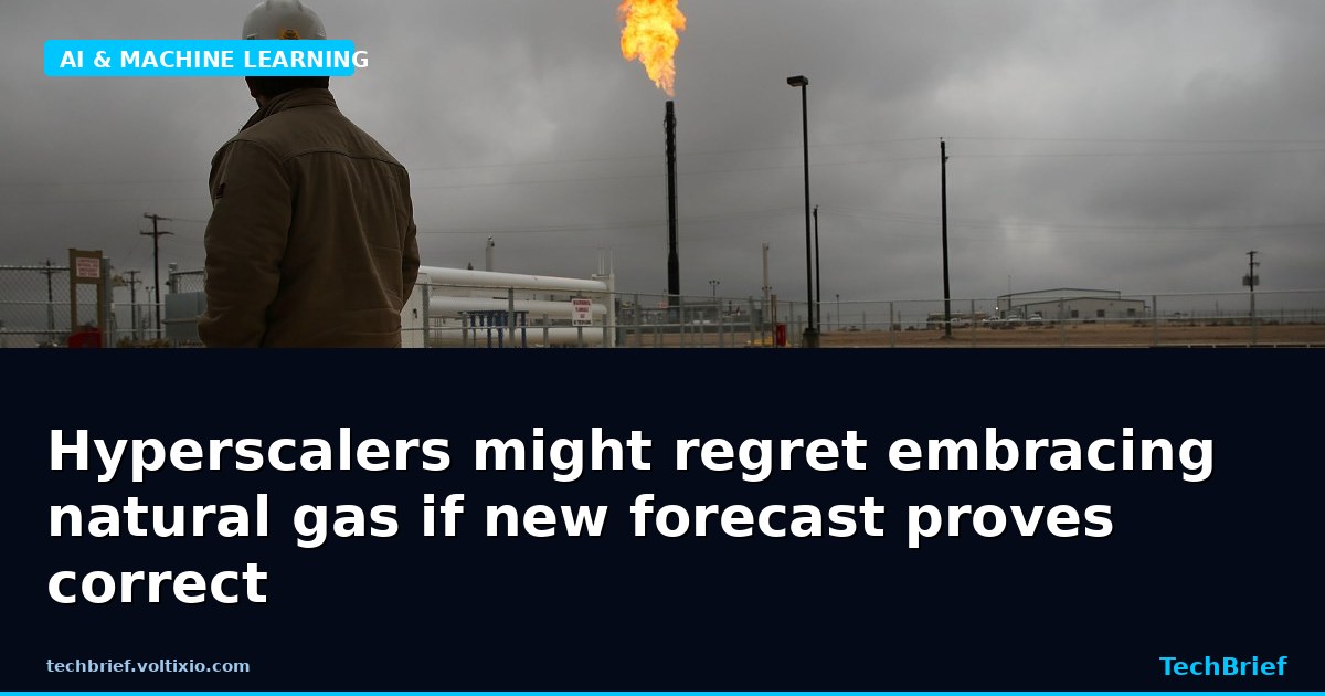 Hyperscalers might regret embracing natural gas if new forecast proves correct