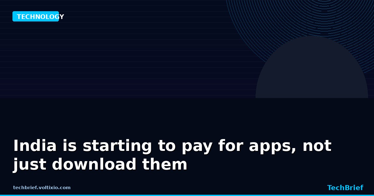 India is starting to pay for apps, not just download them