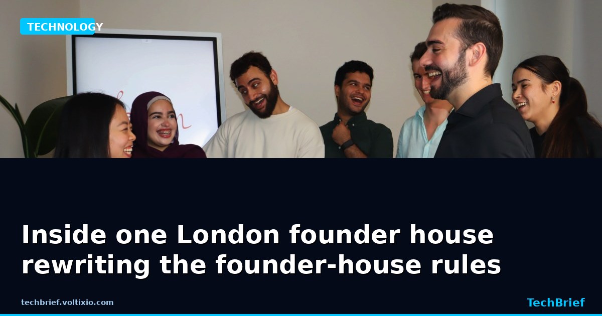 Inside one London founder house rewriting the founder-house rules