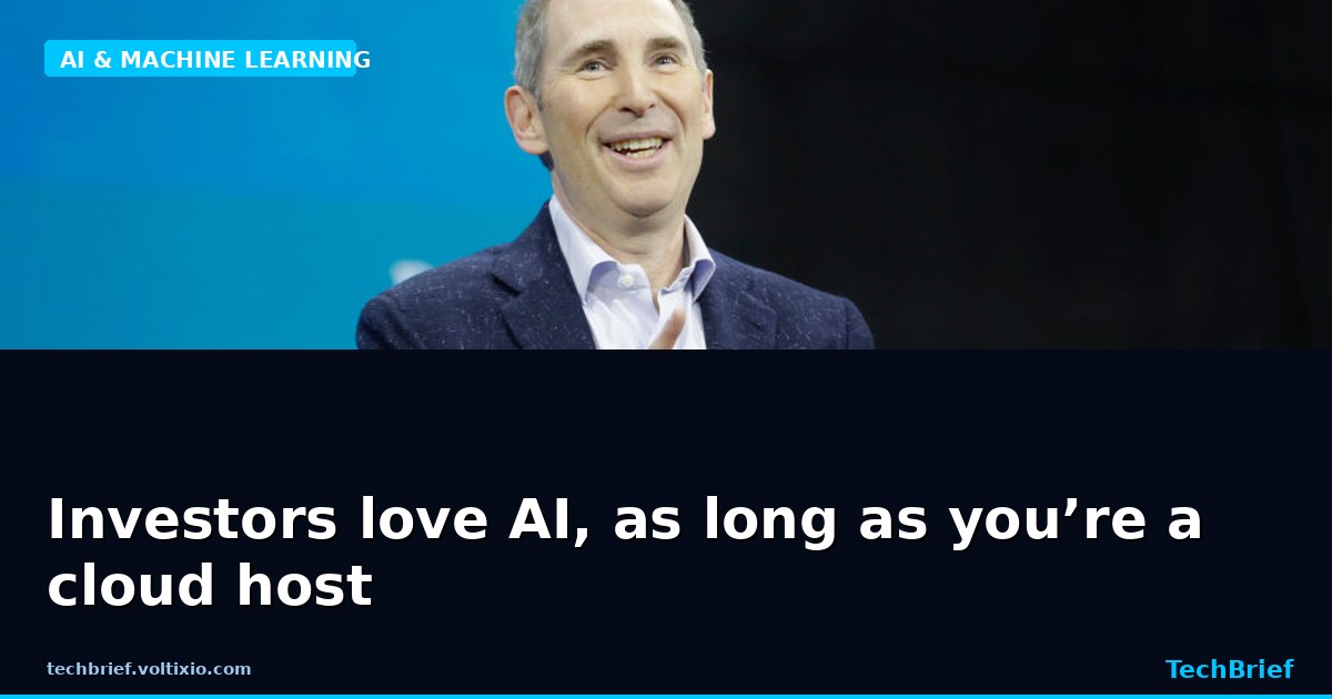 Investors love AI, as long as you’re a cloud host