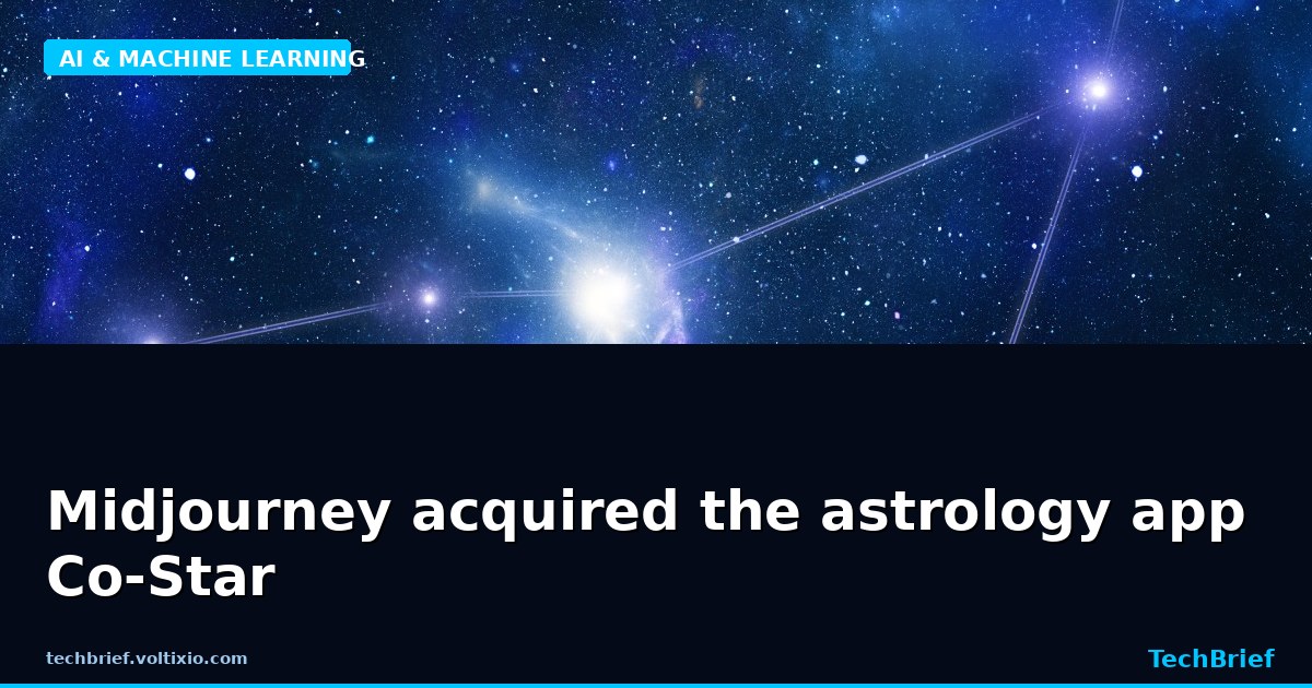 Midjourney acquired the astrology app Co-Star