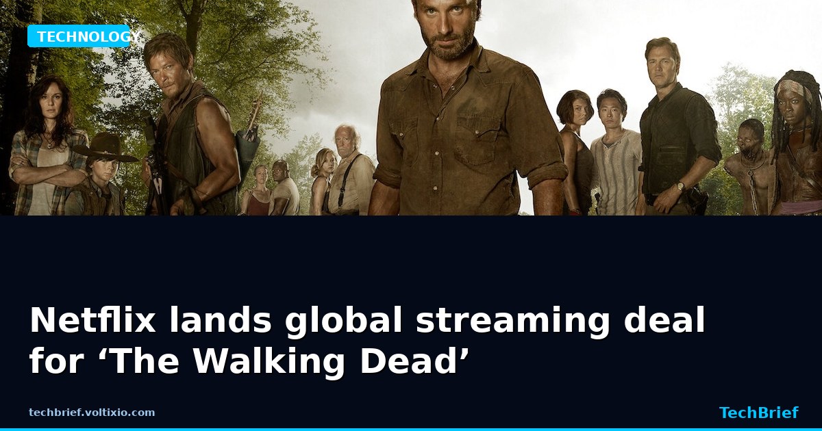 Netflix lands global streaming deal for ‘The Walking Dead’