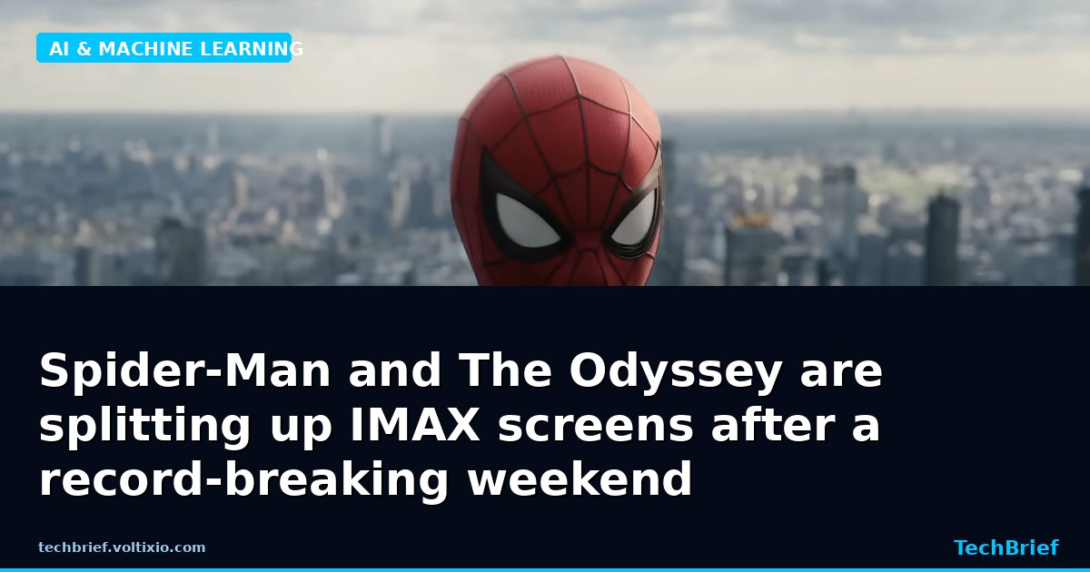 Spider-Man and The Odyssey are splitting up IMAX screens after a record-breaking weekend