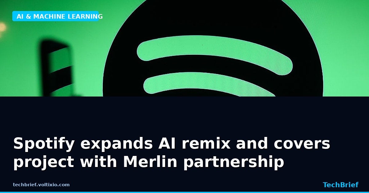 Spotify expands AI remix and covers project with Merlin partnership