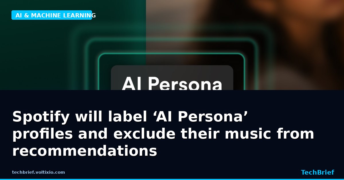 Spotify will label ‘AI Persona’ profiles and exclude their music from recommendations