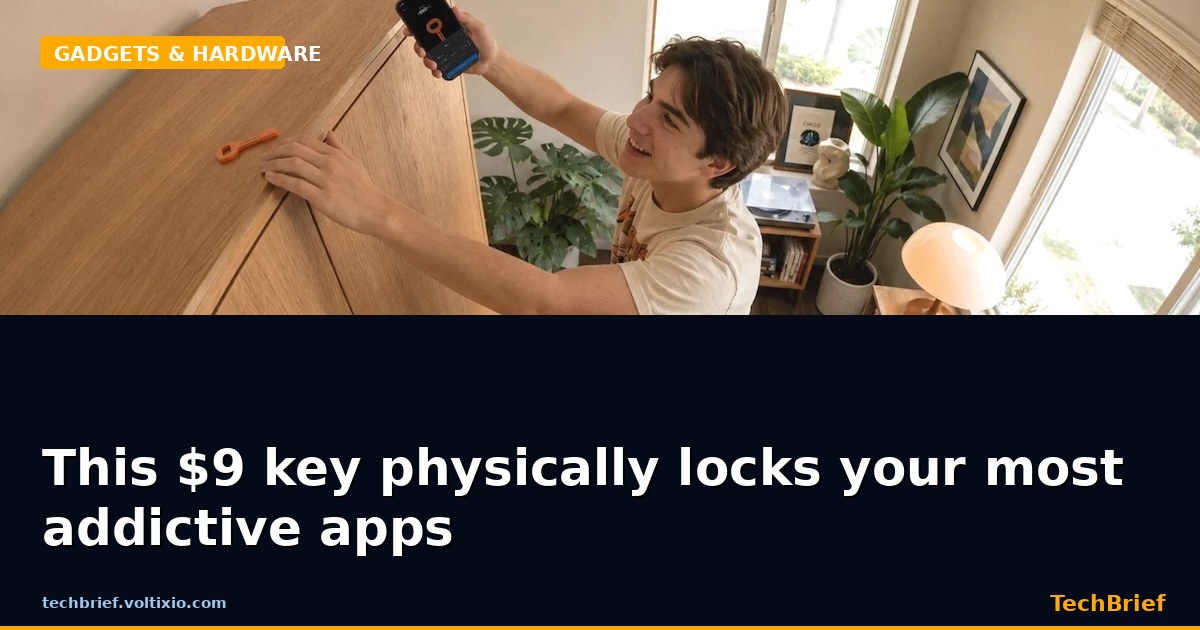 This $9 key physically locks your most addictive apps