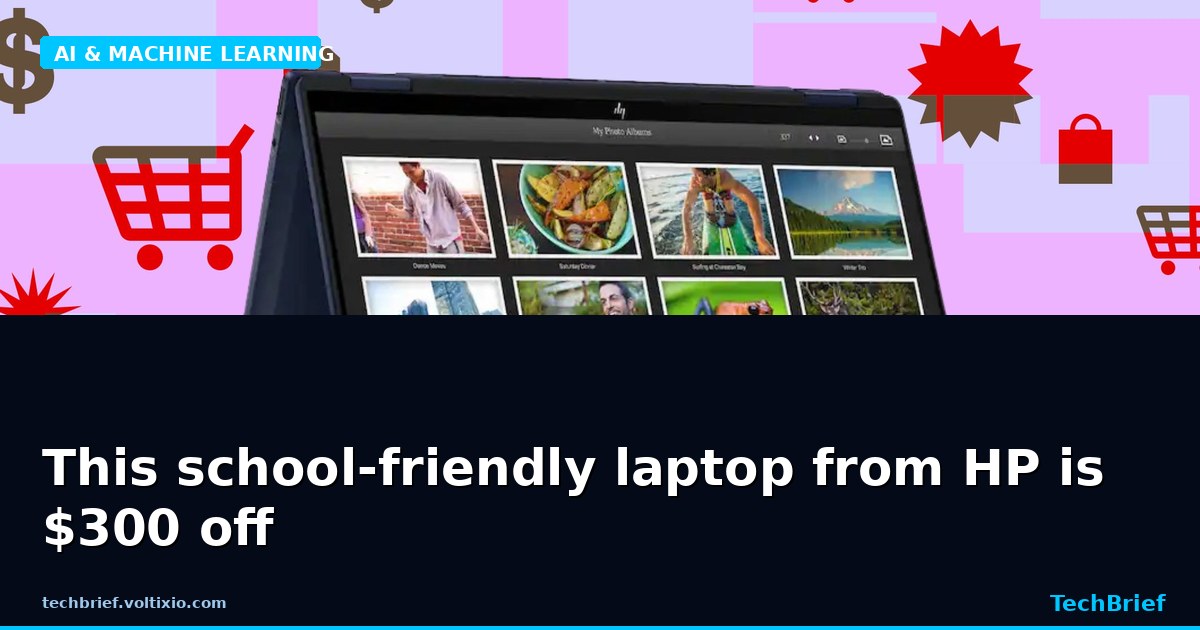 This school-friendly laptop from HP is $300 off