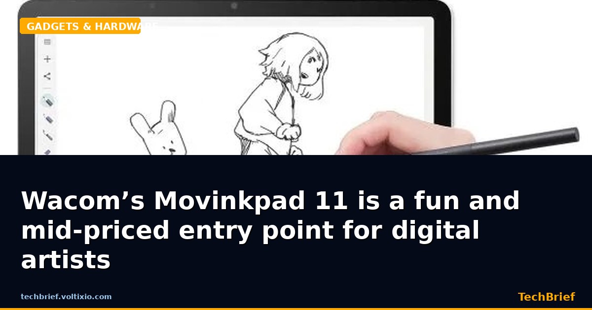 Wacom’s Movinkpad 11 is a fun and mid-priced entry point for digital artists
