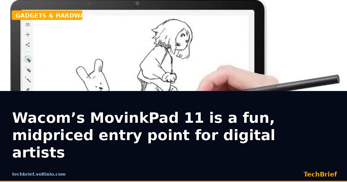 Wacom’s MovinkPad 11 is a fun, midpriced entry point for digital artists